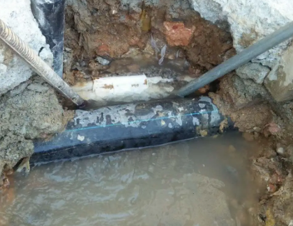 前进测漏水之水管漏水